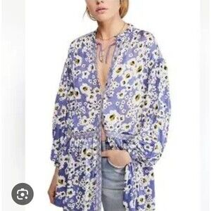 Free People Oversized Love Letter Tunic Blouse/Dress Size M